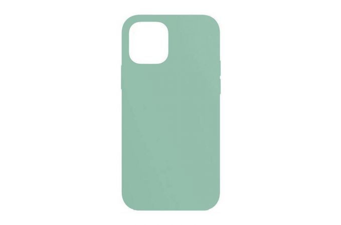Чехол для iPhone 13 mini (5.4) Silicone Case Soft Touch (серо-зеленый)