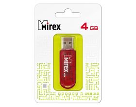 Флешка USB 2.0 Mirex ELF RED 4GB (ecopack)