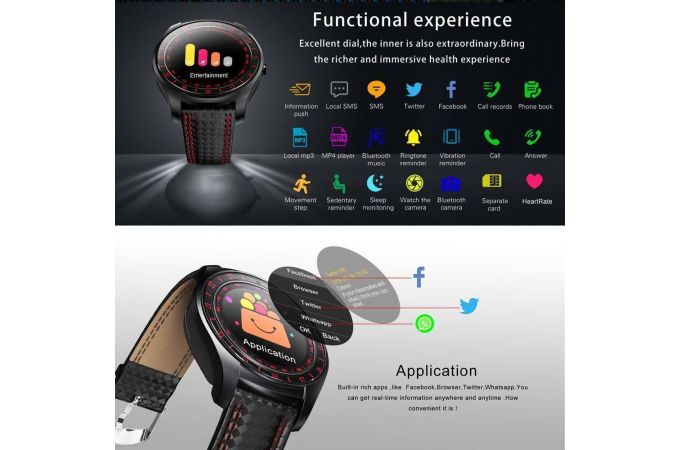 Смарт часы Орбита WD-V10 Красные (SIM,TF)/50 У