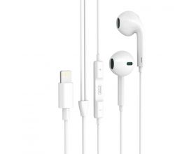 Наушники вакуумные проводные XO EP70 wired plastics lighting earphone ( no need bluetooth ) White