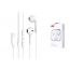 Наушники вакуумные проводные XO EP70 wired plastics lighting earphone ( no need bluetooth ) White