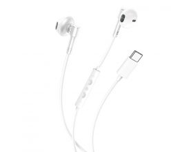 EP60 Transsion Type-C digital decoding metal headphones (supporting mostly samsung ) White