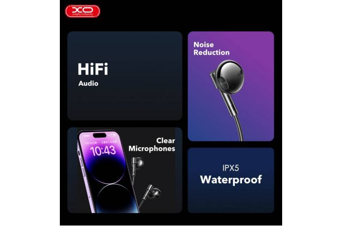 Наушники вакуумные проводные XO EP60 Transsion Type-C digital decoding metal (supporting mostly samsung ) White