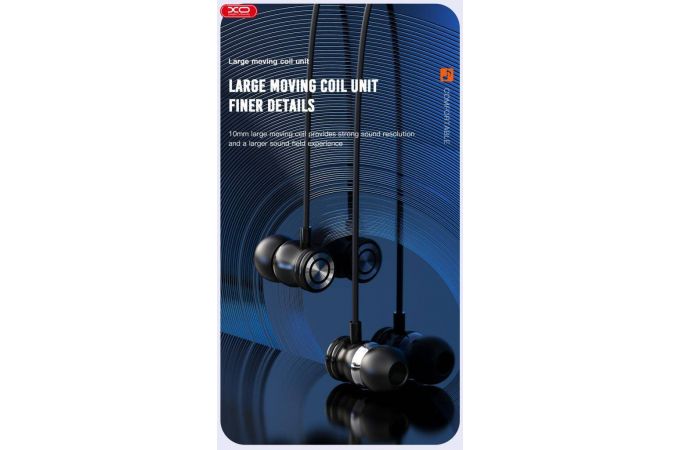 Наушники вакуумные проводные XO EP56 Type-c metal in-ear (supporting mostly samsung ) Black