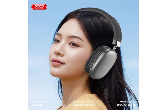 Наушники мониторные беспроводные XO BE45 Beiguo Headband Black