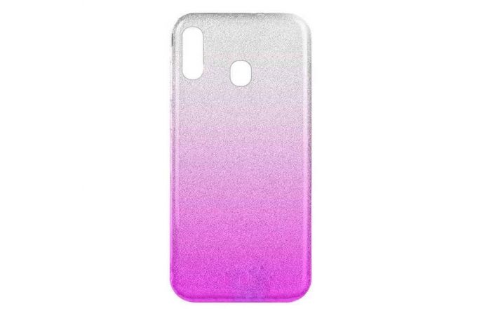 Чехол для Samsung A20 (A205) с блестками (цвета в ассортименте)