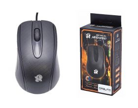 Мышь проводная оптическая Орбита OT-PCM42 (USB, 1600 dpi, 2 кнопки) (черный)