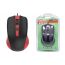 Мышь проводная оптическая Орбита OT-PCM51 (USB, 1000 dpi, 3 кнопки) (черно-красный)