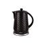 Чайник CENTEK CT-0061 черный, (-50%), №1093, б/у 2000Вт, 2 л,суперчерная керамика, рельефный корпус