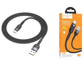 Кабель USB - USB Type-C HOCO U117  3A (черный) 1м