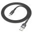 Кабель USB - USB Type-C HOCO U117  3A (черный) 1м