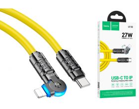 Кабель USB Type-C - Lightning HOCO U118, 3A PD20W (желтый) 1м