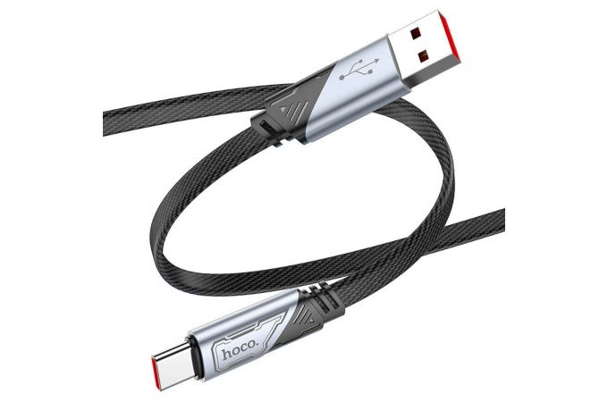 Кабель USB - USB Type-C HOCO U119 5A Machine charging data cable Type-C (черный) 1м