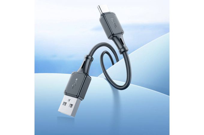 Кабель USB - USB Type-C HOCO X101, 2,4A (черный) 1м