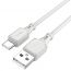 Кабель USB - USB Type-C HOCO X101, 2,4A (серый) 1м