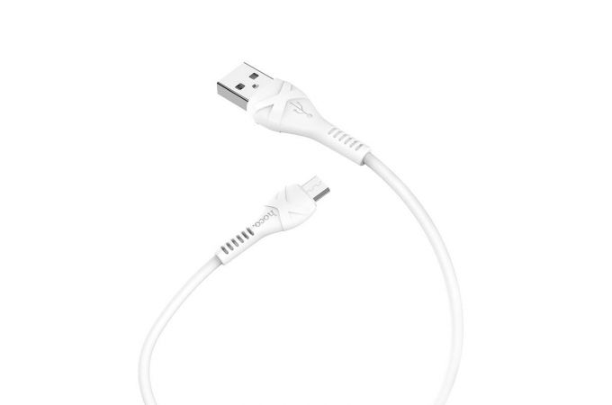 Кабель USB - MicroUSB HOCO X37 2,4A (белый) 0,5м