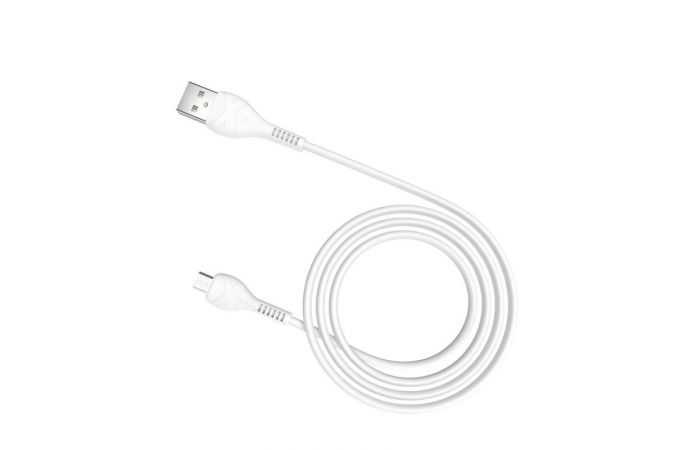 Кабель USB - MicroUSB HOCO X37 2,4A (белый) 0,5м