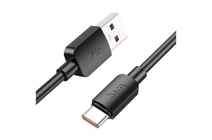 Кабель USB - USB Type-C HOCO X96 100W Fast (черный) 0,25м