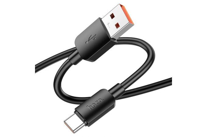 Кабель USB - USB Type-C HOCO X96 100W Fast (черный) 0,25м