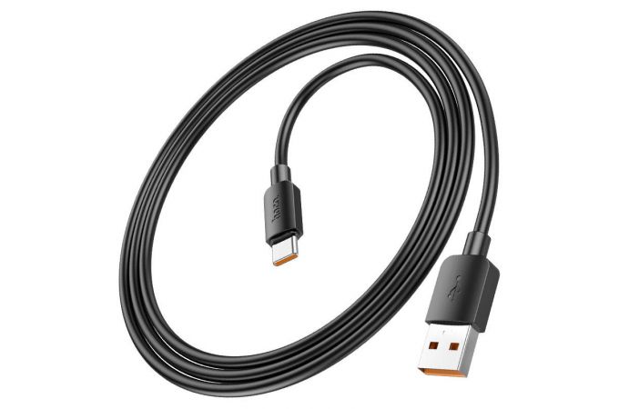 Кабель USB - USB Type-C HOCO X96 100W Fast (черный) 0,25м