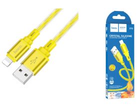 Кабель USB - Lightning HOCO X98 (золотистый) 1м силиконовый