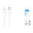 Кабель USB Type-C - Lightning HOCO X87 Magic (белый) 1м (силиконовый)