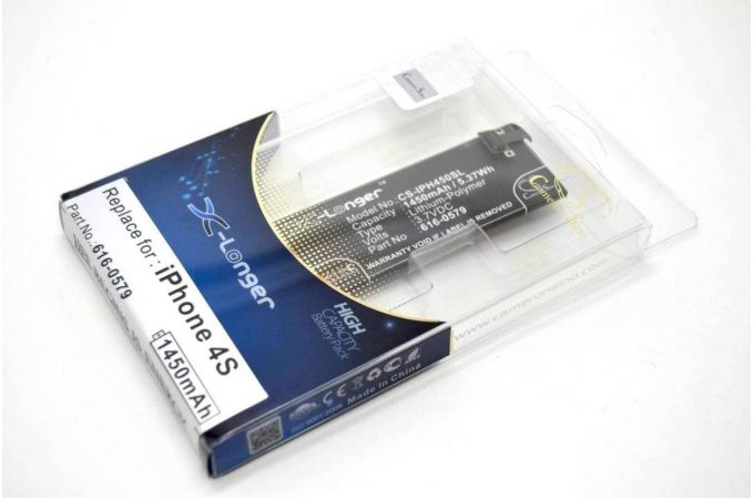 Аккумуляторная батарея iPhone 4S Li-ion 1450 mAh Cameron Sino 616-0579 (в блистере)