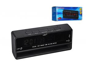 Часы автомобильные электронные VST-7010V (температура, будильник, вольтметр)