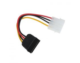 Кабель для блока питания Molex (мама) - SATA (папа)