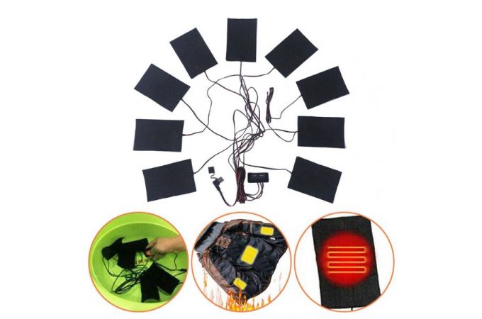 Подогрев на одежду с USB (8 контакта)
