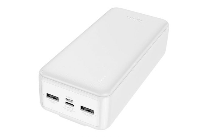 Универсальный дополнительный аккумулятор Power Bank HOCO J118B Smart (30000 mAh) (белый)