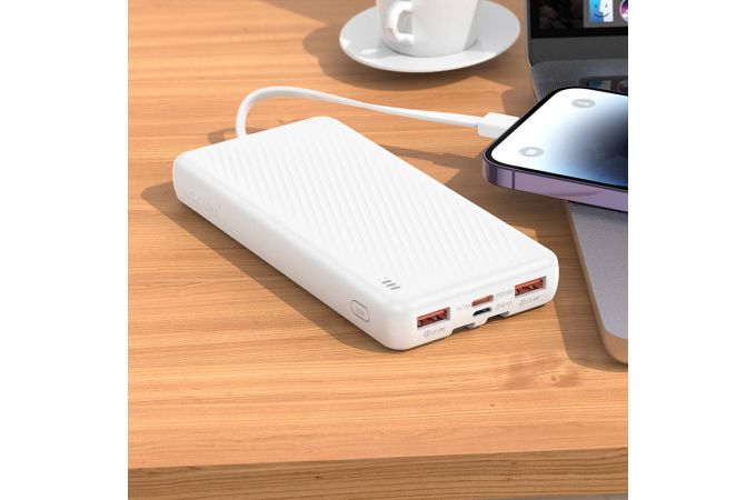 Универсальный дополнительный аккумулятор Power Bank BOROFONE BJ57 Graceful 22.5W+PD20W fully compatible power bank (10000mAh) (черный)