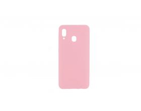 Чехол для Samsung A20/A30  (A205/A305) тонкий (розовый)