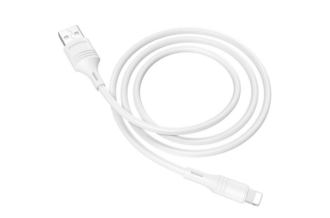 Кабель USB - Lightning BOROFONE BX43, 2,4A (белый) 1м