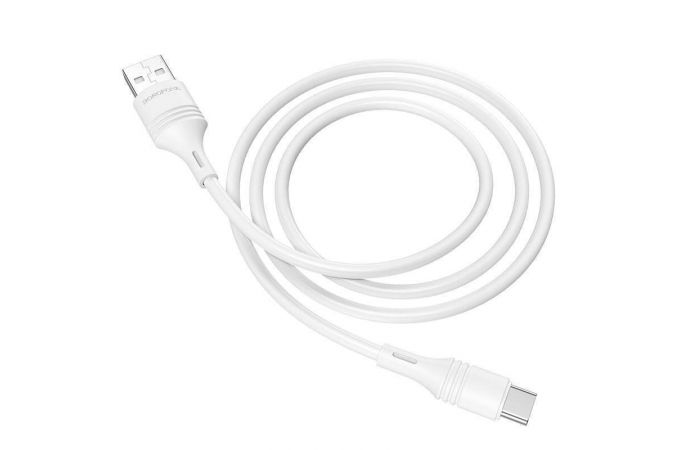 Кабель USB - USB Type-C BOROFONE BX43, 3A (белый) 1м