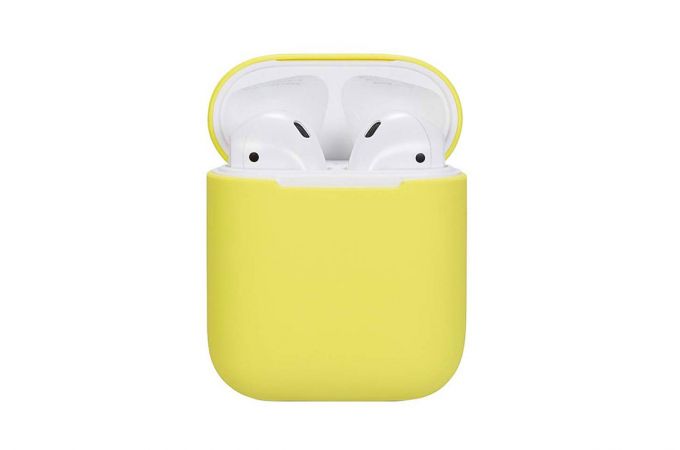 Чехол для наушников AirPods Copy orig. (желтый)