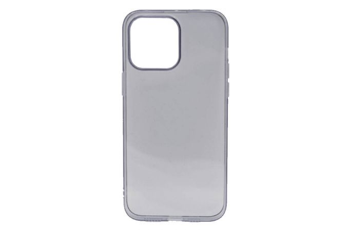 Чехол силиконовый для iPhone 14 (6,1) тонкий прозрачный (тонированный)