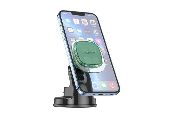 Держатель автомобильный для телефона BOROFONE BH83 магнитный с креплением на панель цвет черный