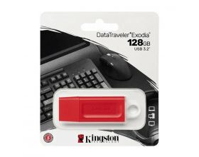 Флешка USB 3.2 Kingston DataTraveler Exodia Red 128 Gb