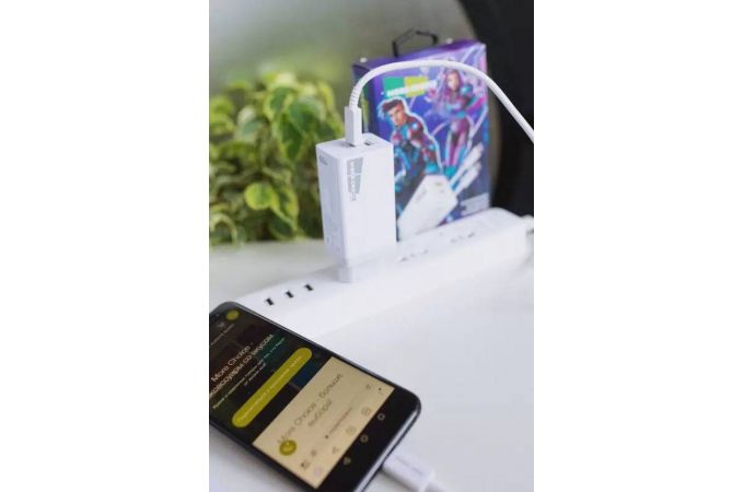 Кабель USB Type-C - USB Type-C More choice K76Sa TPE 5.0A PD 100W быстрая зарядка 1м (White)