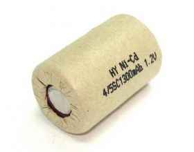 Аккумулятор 4/5SC (1.2V 1300mAh, Ni-Cd)