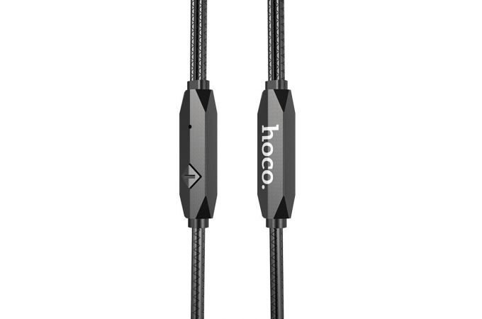 Наушники вакуумные проводные HOCO M79 Cresta universal earphones (черный)