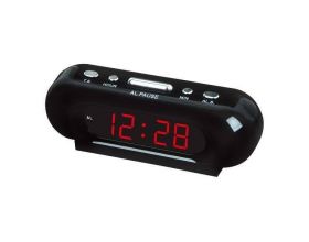 Часы настольные VST 716-1 (220В) (красный)