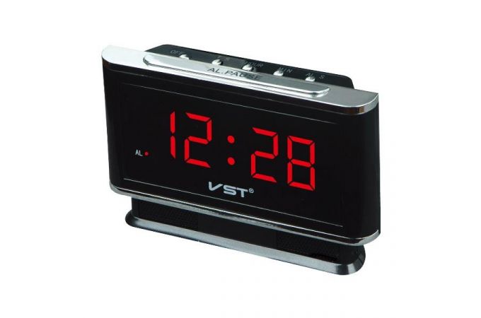 Часы настольные VST 721-1 без блока (красный)