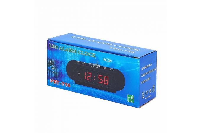 Часы настольные VST 716-2 (220В) (зеленый)