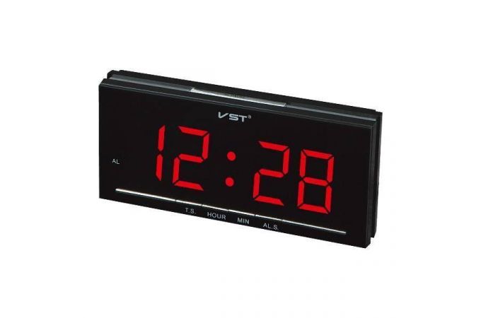Часы настольные VST 778-1 (красный)
