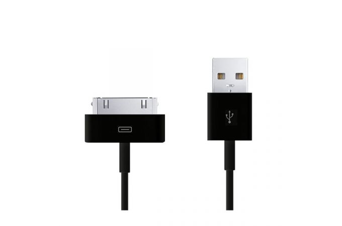 Кабель USB - Lightning 30-Pin Орбита BS-425 (iPhone 4) (черный) 1м (упаковка 10шт)