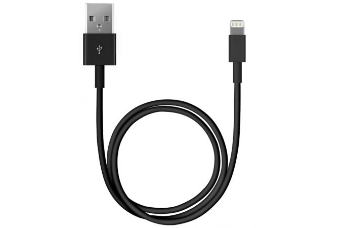 Кабель USB - Lightning Орбита BS-426 (черный) 1м