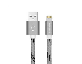 Кабель USB - Lightning SENDEM M7 2.1A (серый) 1м