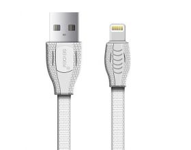 Кабель USB - Lightning SENDEM T1 2.1A (серый) 1м